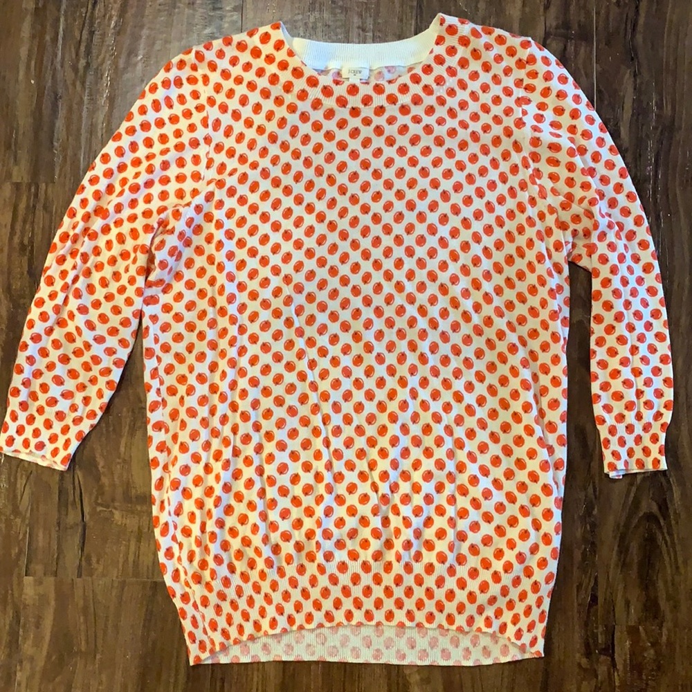 j.crew apple sweater